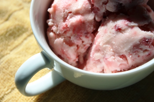 Strawberry Frozen Yogurt - cup