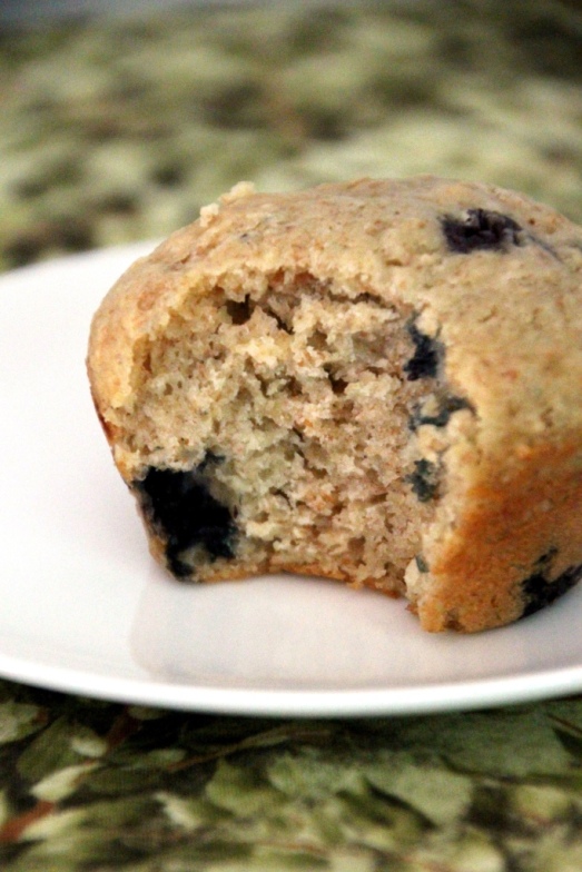 Energizing Oatmeal Blueberry Muffins {{Baking Bytes}}